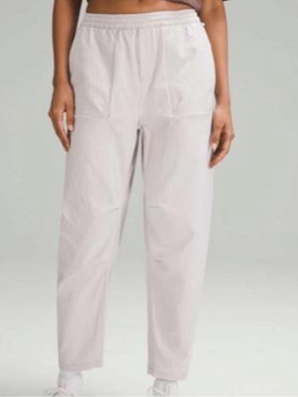 Lululemon Light Gray Women's Relaxed Drawstring Pants